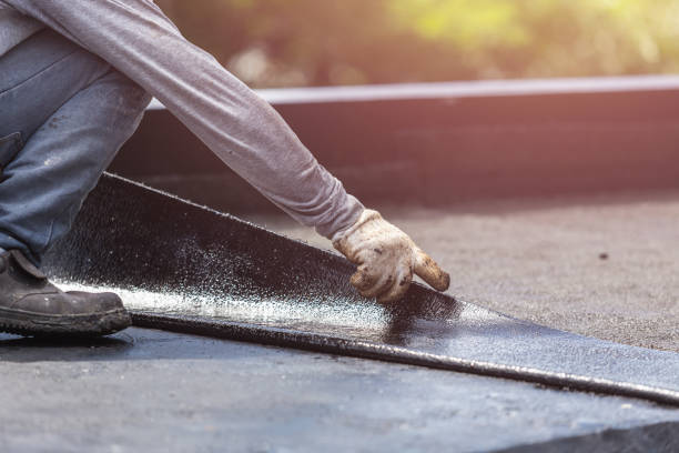 Waterproofing specialist at work in Luther, Luther, MI